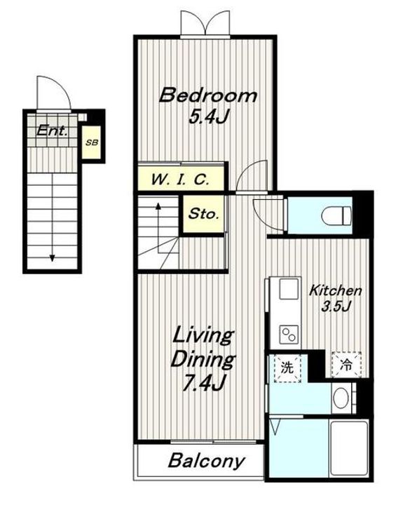 コリーヌ・Mの間取り