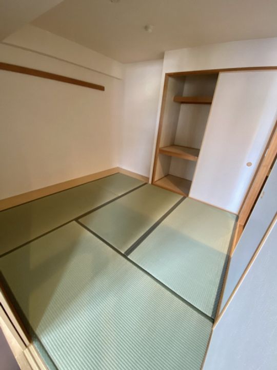 大阪府豊中市上新田2の賃貸マンションの居間