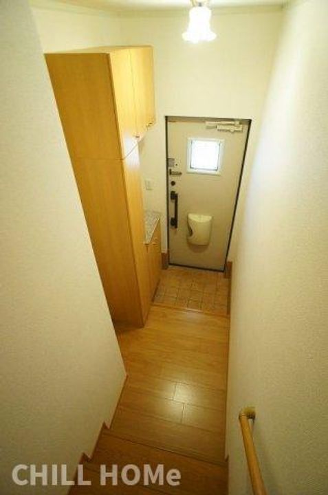 群馬県伊勢崎市堤下町(アパート)の賃貸物件の玄関