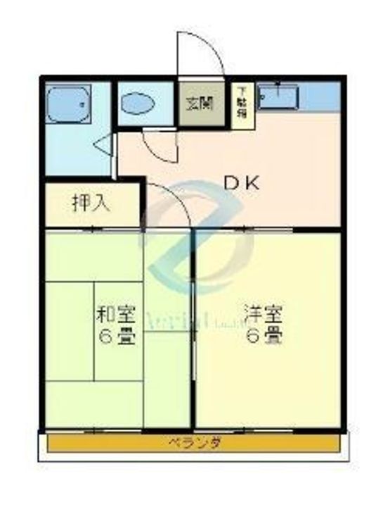 東京都江戸川区南葛西4(アパート)の賃貸物件の間取り
