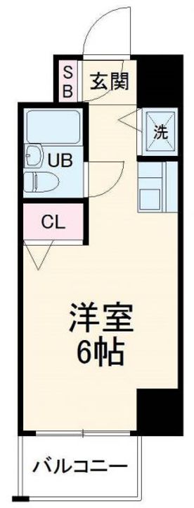 ユーコート新丸子の間取り