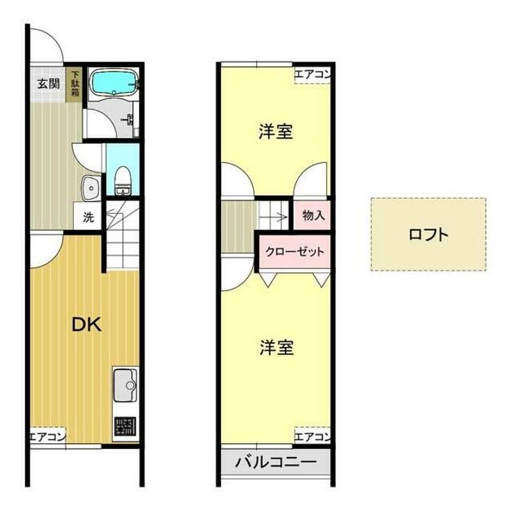 埼玉県熊谷市石原(一戸建)の賃貸物件の間取り