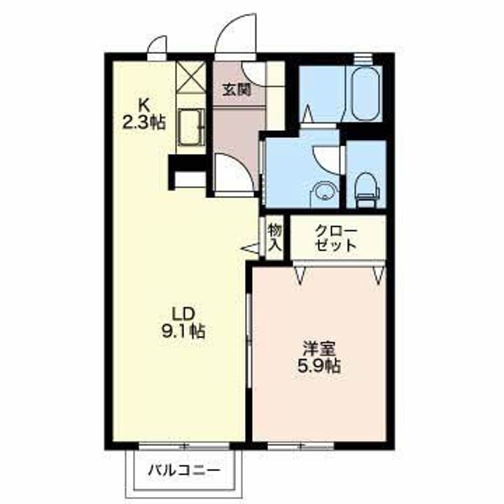 オーブ寺島の間取り