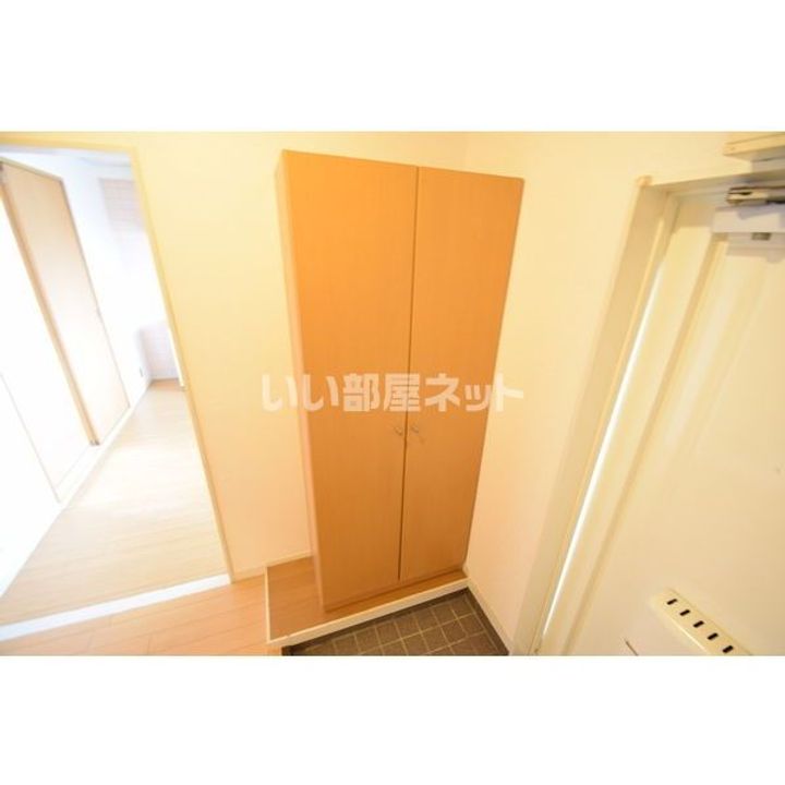 栃木県宇都宮市一番町(マンション)の賃貸物件の玄関