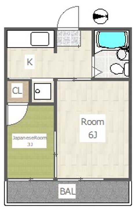 東京都世田谷区船橋4(アパート)の賃貸物件の間取り