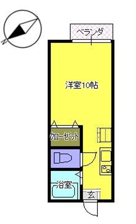 カサベルテA棟の間取り