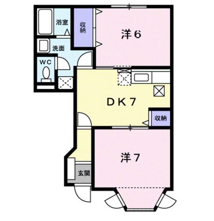 サンロンつかさの間取り