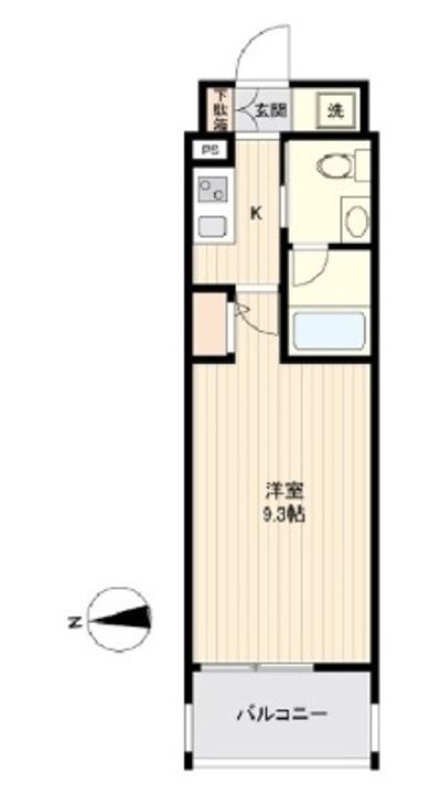 東京都台東区三筋2(マンション)の賃貸物件の間取り
