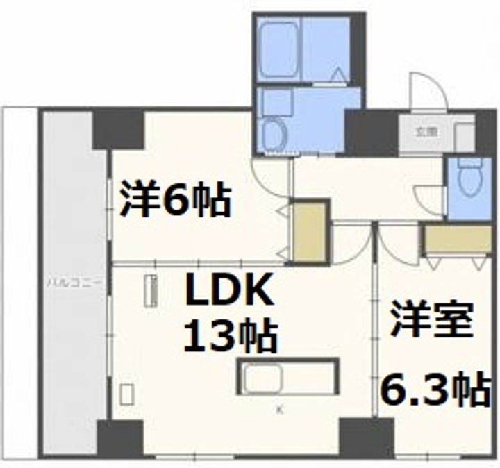Hills Garden 東札幌の間取り