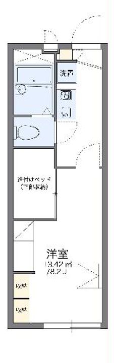 レオパレス秀峰の間取り