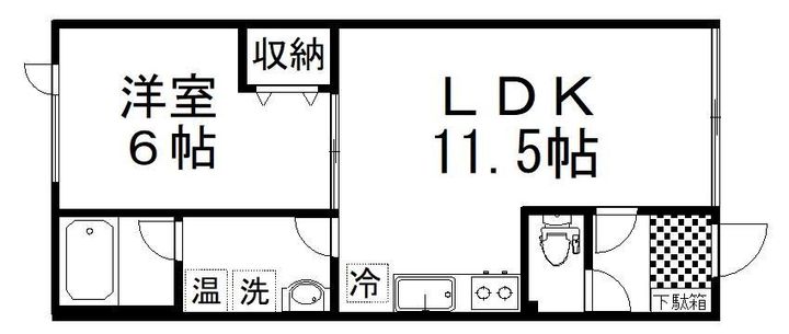 ハイツブルの間取り