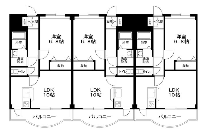 リバーサイドHappy Hillの間取り