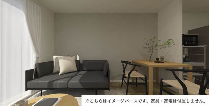 チェリー・ヒルズ Aの居間