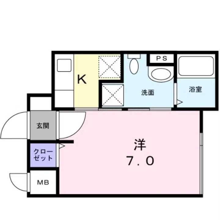 東京都世田谷区太子堂1(マンション)の賃貸物件の間取り