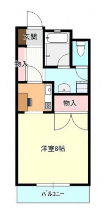 ユースハイムくまなんの間取り