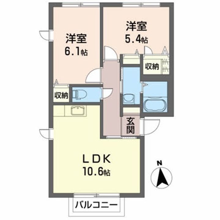 ソディアAの間取り