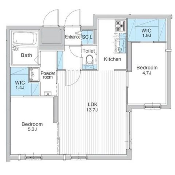 JANUS(ジェイナス)residences平岸イーストの間取り