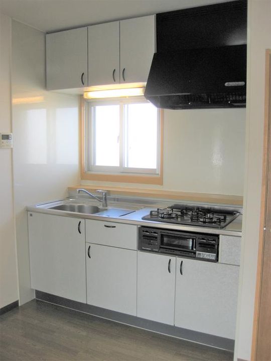 群馬県高崎市寺尾町(マンション)の賃貸物件のキッチン