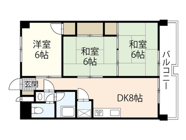 飯田ビルの間取り