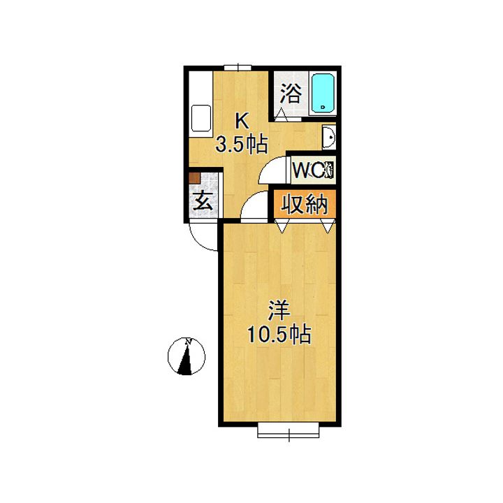 サイレントパーク Bの間取り