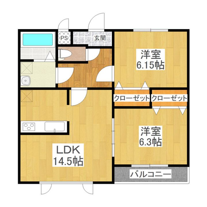 クラウドヒルズの間取り