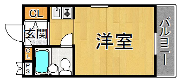プチグレイス5番館の間取り