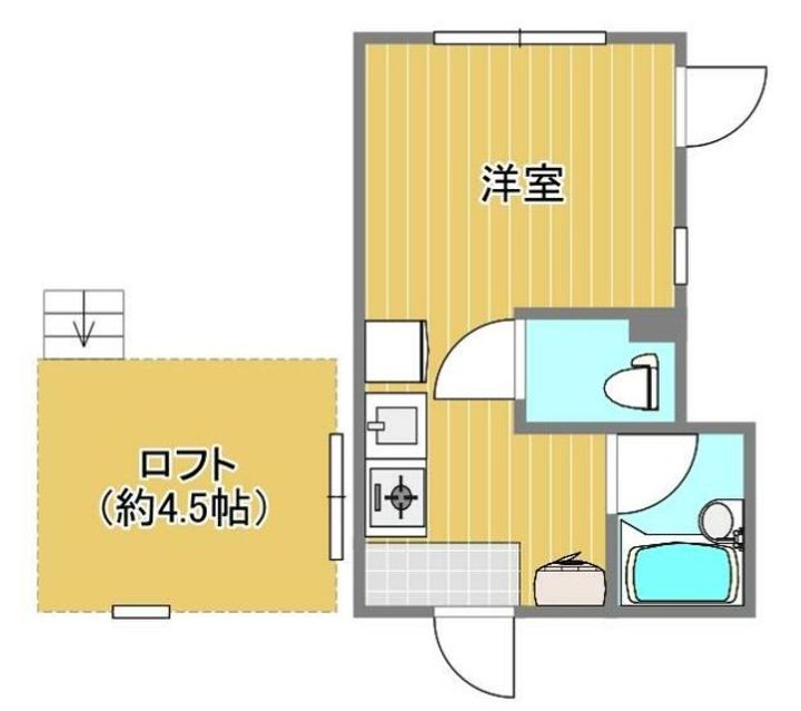 東京都中野区東中野3(アパート)の賃貸物件の間取り