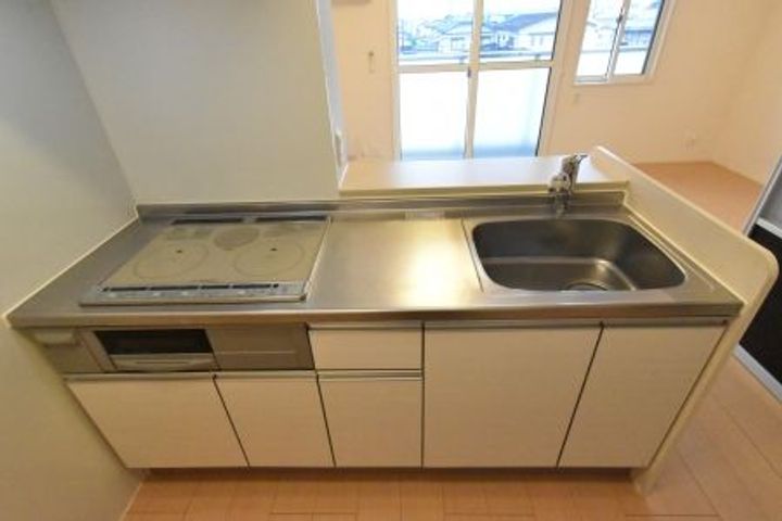 新潟県新潟市東区上木戸5(アパート)の賃貸物件のキッチン