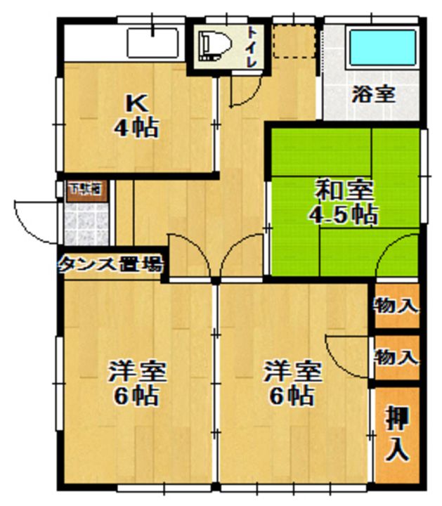 福島県郡山市並木5(一戸建)の賃貸物件の間取り