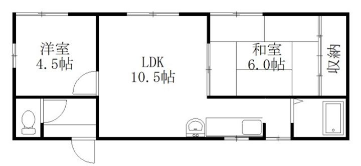 北海道釧路市白金町(一戸建)の賃貸物件の間取り