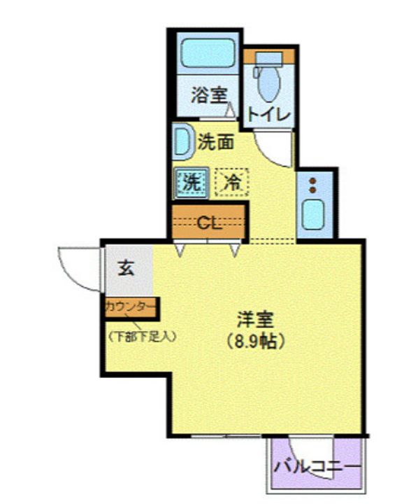 東京都中央区日本橋大伝馬町(マンション)の賃貸物件の間取り