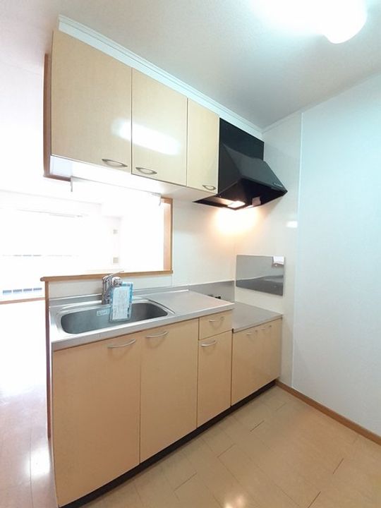 広島県福山市駅家町大字万能倉(アパート)の賃貸物件のキッチン