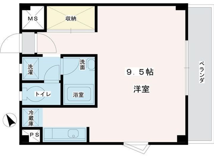 東京都多摩市鶴牧6(マンション)の賃貸物件の間取り