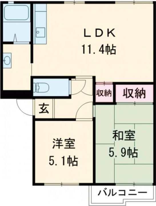 レジデンス友沢の間取り