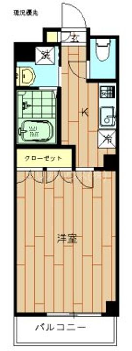 神奈川県川崎市中原区西加瀬(マンション)の賃貸物件の間取り