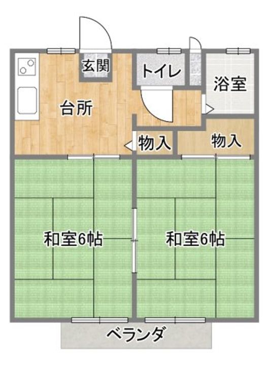 サンシティ江栗の間取り