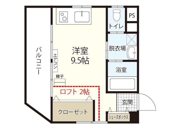 佐々木ビル横川の間取り