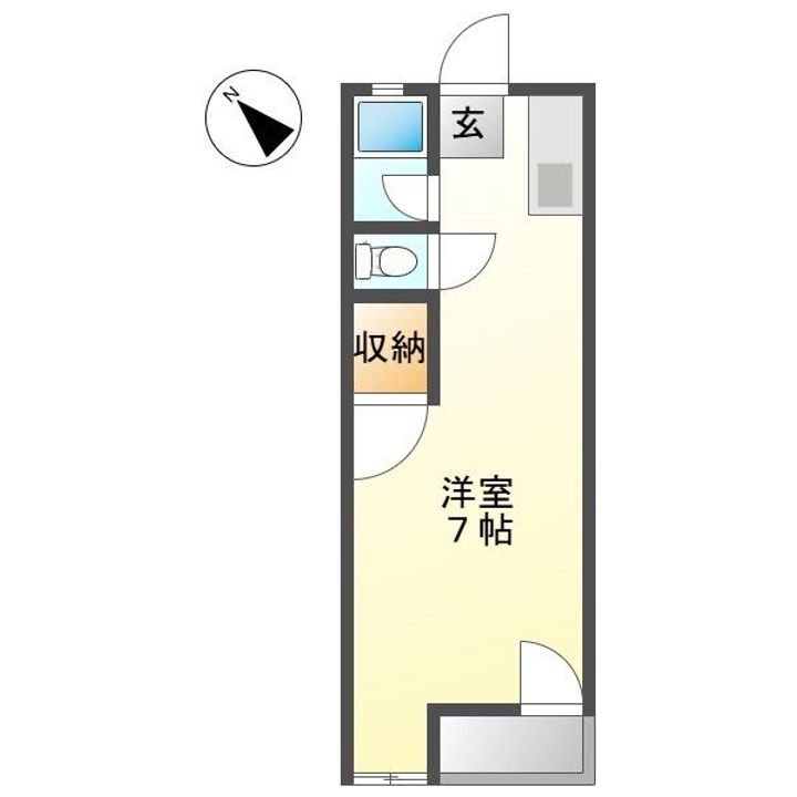 岸本コーポBの間取り