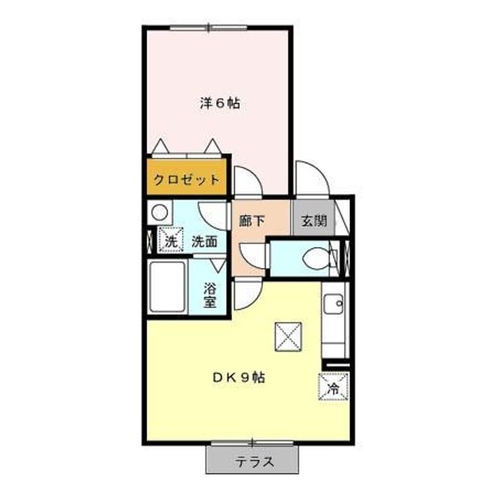 千葉県佐倉市西志津6(アパート)の賃貸物件の間取り