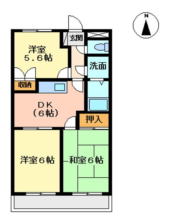 ヴィンテージ桜の間取り