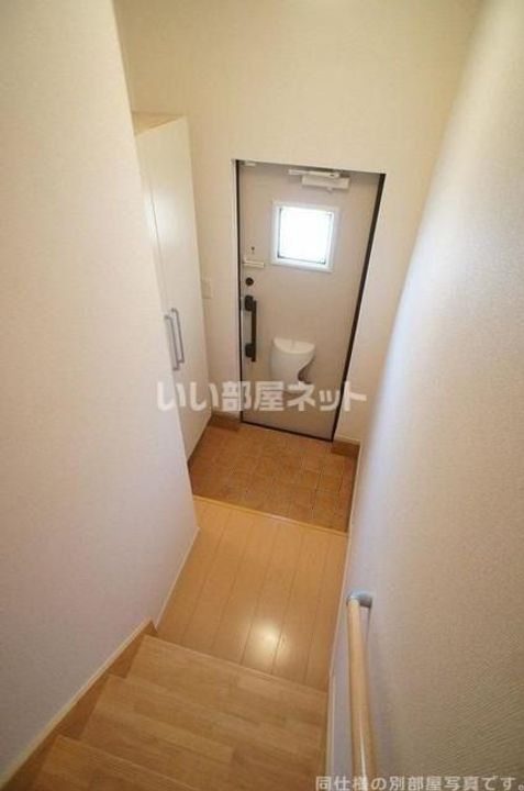 群馬県前橋市富士見町時沢(アパート)の賃貸物件の玄関