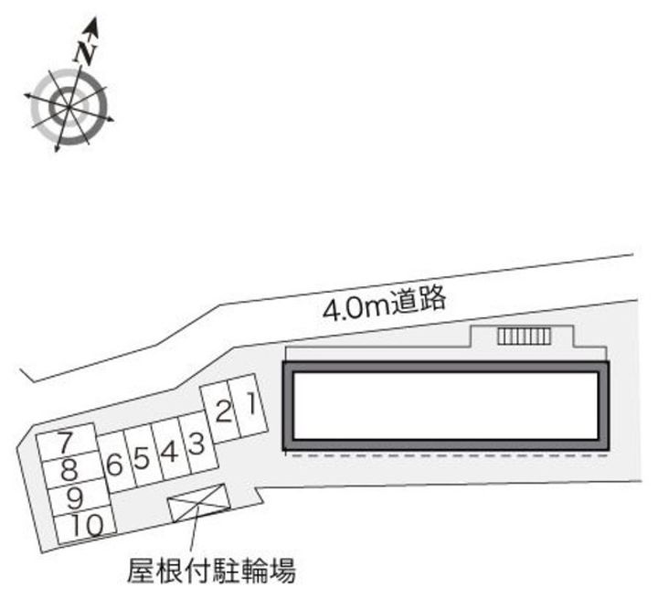 レオパレスフローリッシュの地図