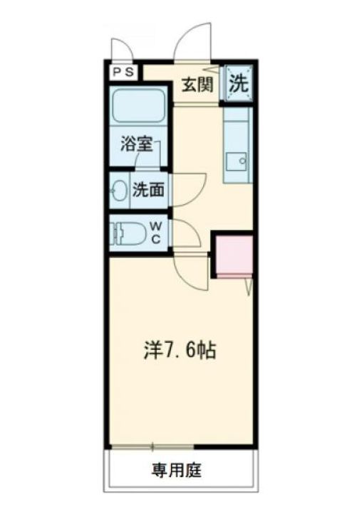 大阪府貝塚市久保(アパート)の賃貸物件の間取り
