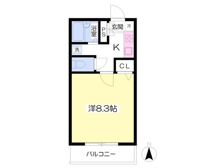 メゾンフローラルの間取り