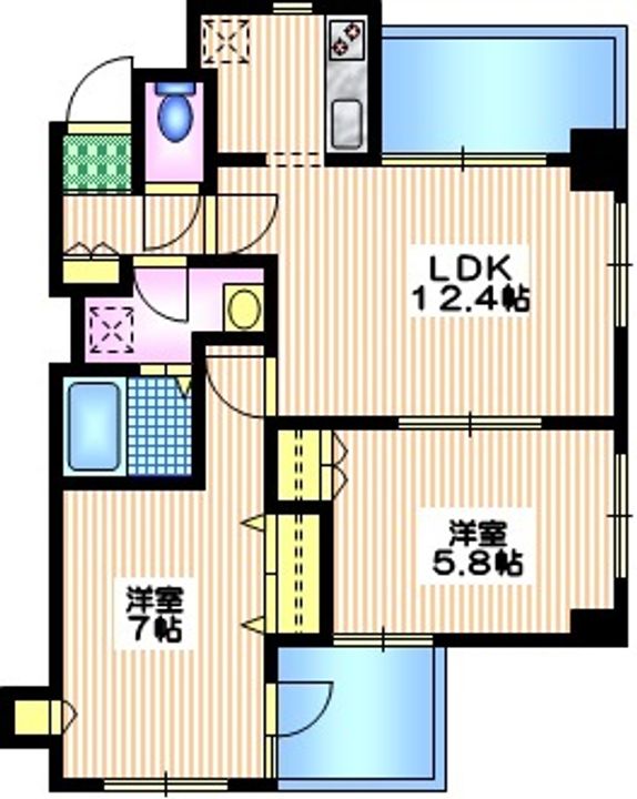 ヴァルミュール東山の間取り