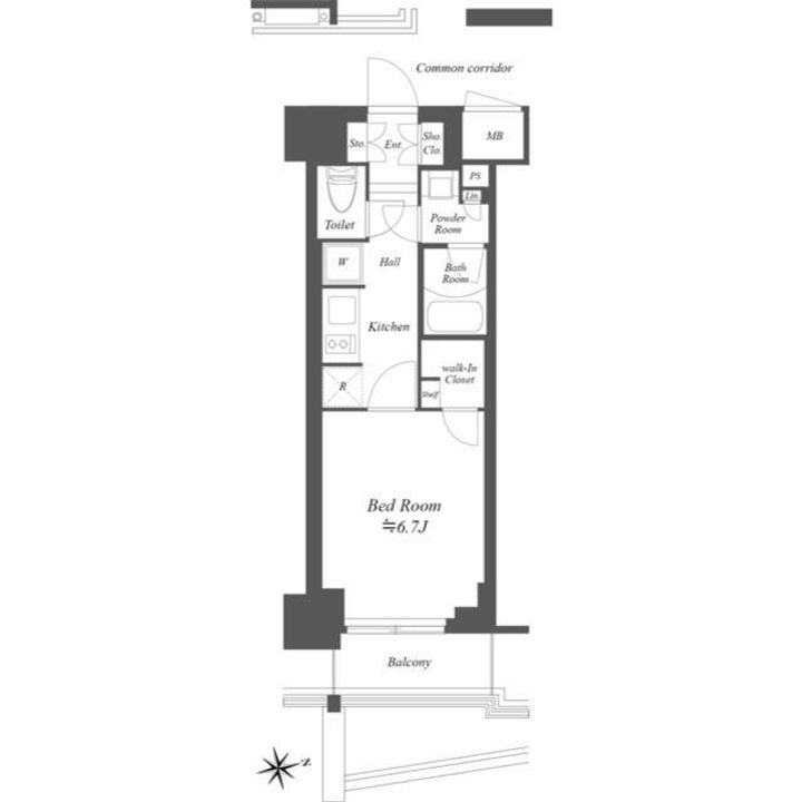 東京都江東区南砂2(マンション)の賃貸物件の間取り