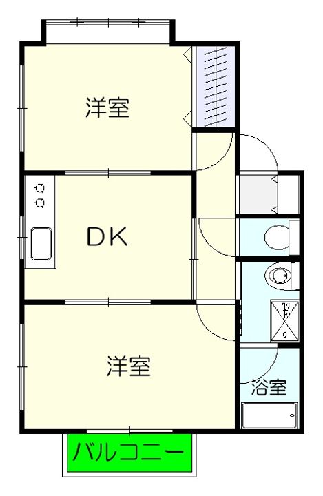 グレース坂井砂山Bの間取り