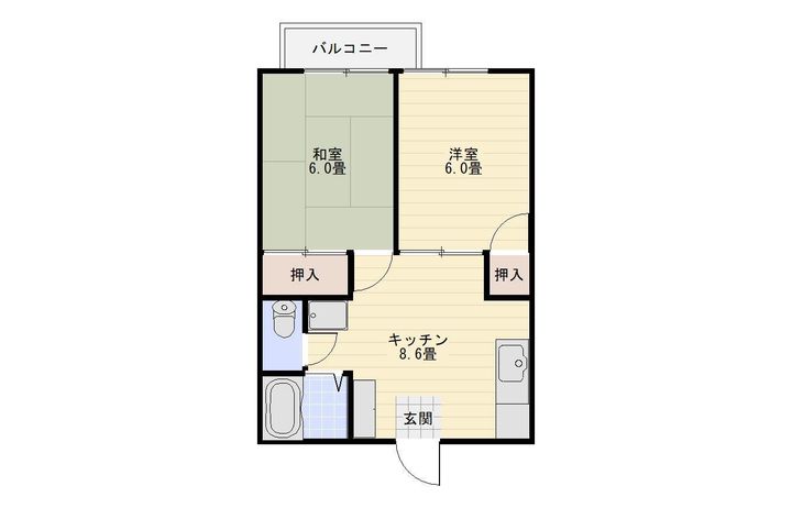 コーポシーバードの間取り
