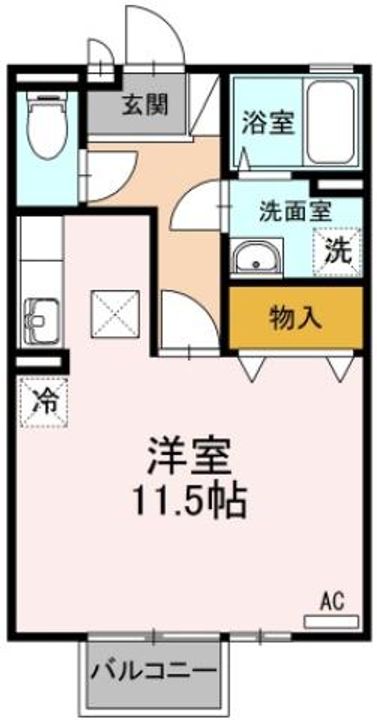 メゾンメール C棟の間取り