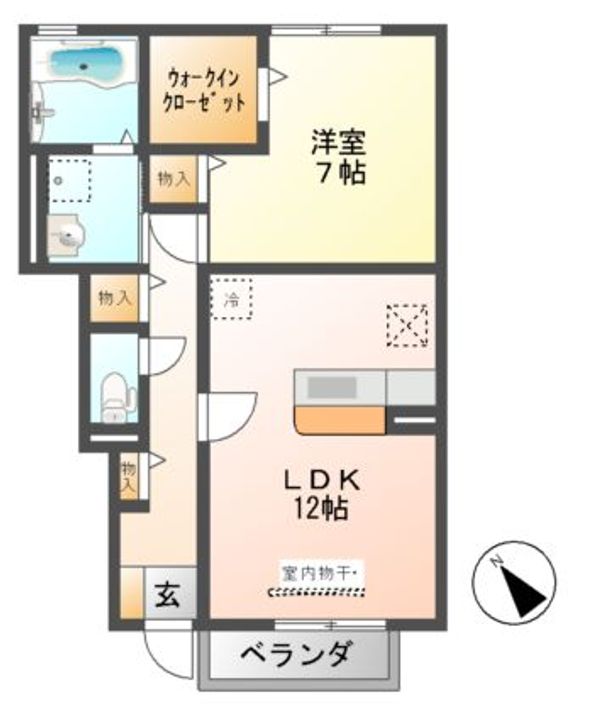 セジュール藤貴の間取り